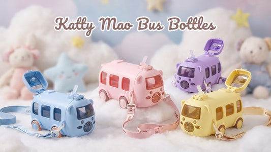 BUS Sipper Bottle WITH SLING FOR KIDS