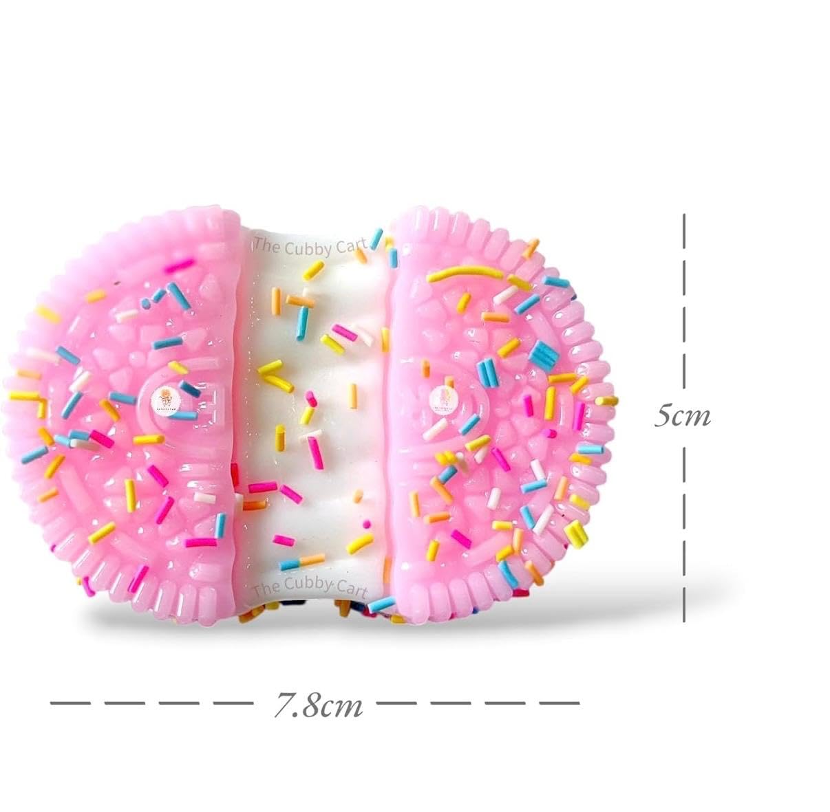 Katty Mao Cookie Squishy Toy, Stress Relief Toy with Sprinkles, Pack of 1 | Quick Stress Relief, Super Soft Squeeze