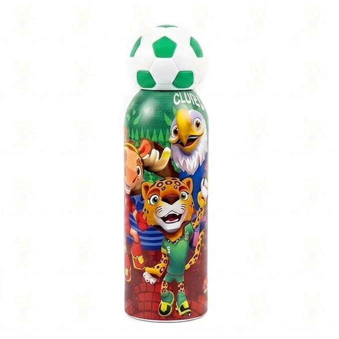 Katty Mao Football Water Bottle 500 ml, Sports Water Bottle, BPA Free Water Bottle for Kids, Teens & Adults, Water Bottle for Travel, School, Gym & Daily Use, Screw Cap, Green