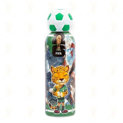 Katty Mao Football Water Bottle 500 ml, Sports Water Bottle, BPA Free Water Bottle for Kids, Teens & Adults, Water Bottle for Travel, School, Gym & Daily Use, Screw Cap, Green