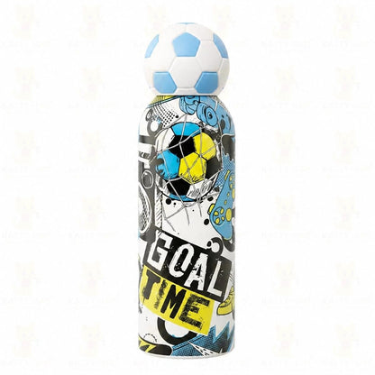 Katty Mao Football Water Bottle 500 ml, Sports Water Bottle, BPA Free Water Bottle for Kids, Teens & Adults, Water Bottle for Travel, School, Gym & Daily Use, Screw Cap