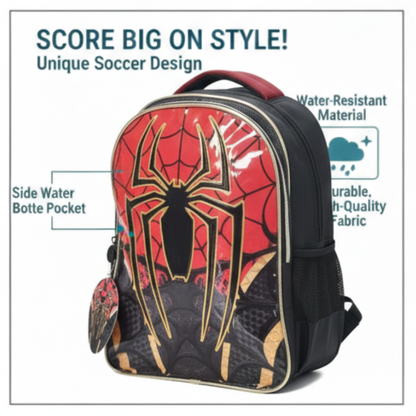 Spider man theme Backpack | Water-Resistant Material | Lightweight & Durable