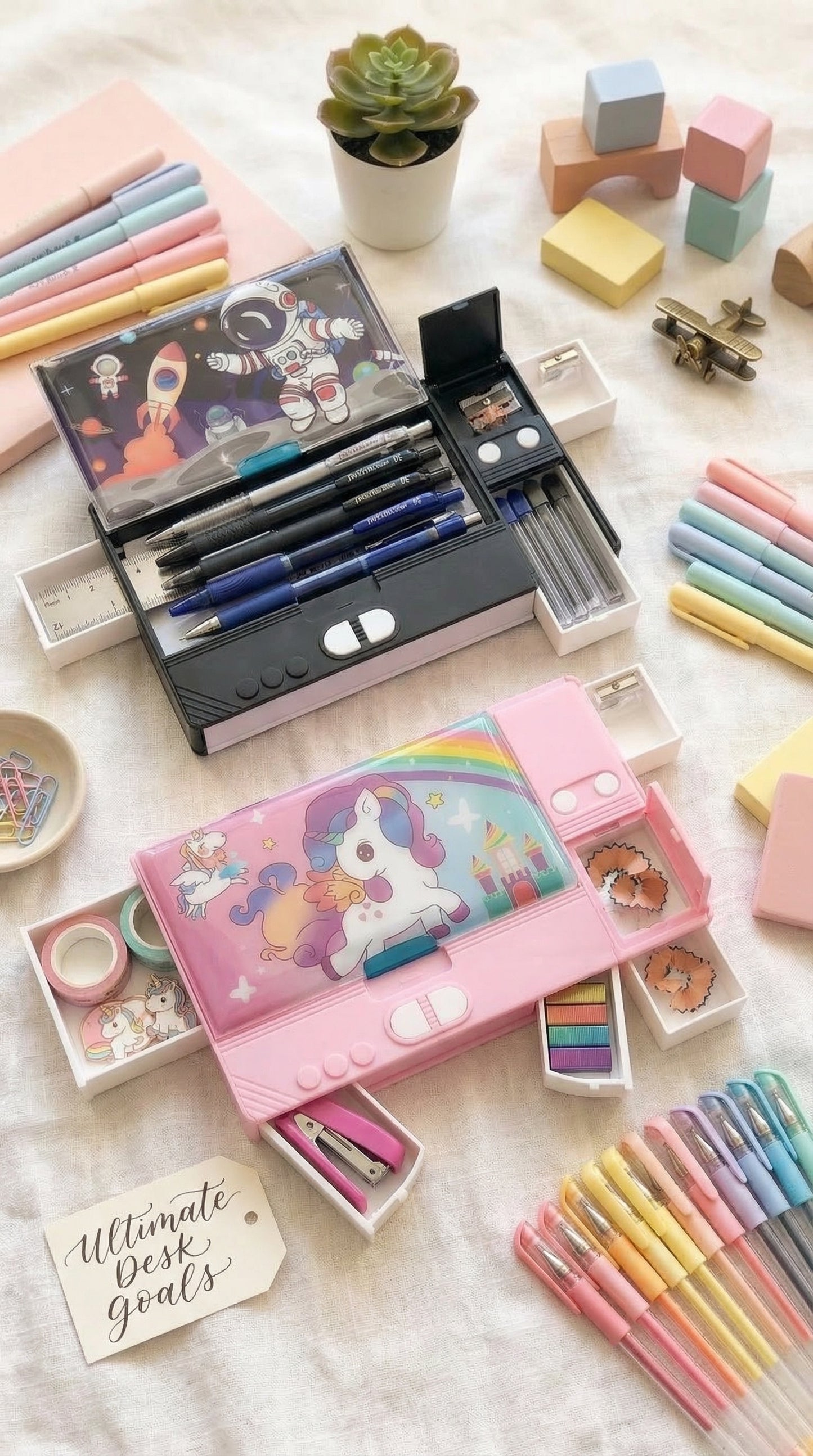 PLASTIC PENCIL BOX FOR KIDS AVAILABLE FOR BOYS AND GIRLS