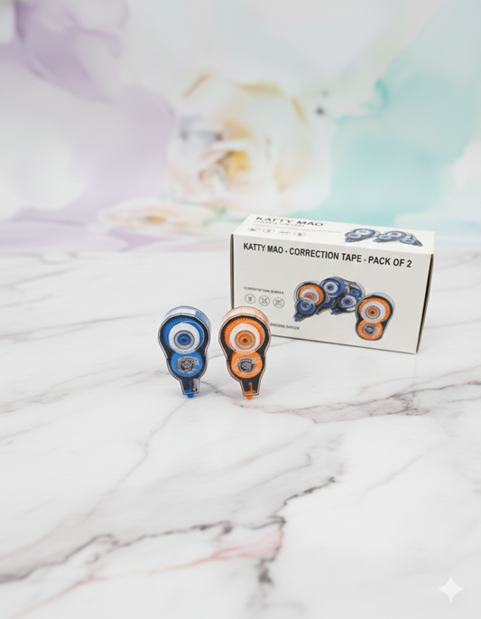 Correction Roller Tape |Dryline Whitener |Tape 5 mm | Smooth White Tape for Clean Corrections | Easy Glide Design.