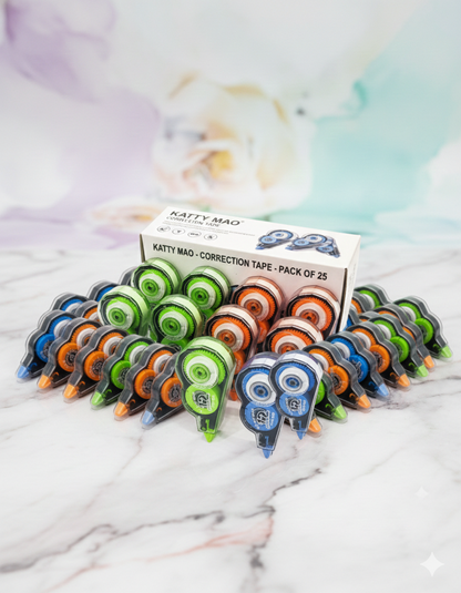 Correction Roller Tape |Dryline Whitener |Tape 5 mm | Smooth White Tape for Clean Corrections | Easy Glide Design.