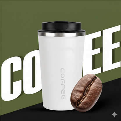 450ml | Reusable Travel Coffee Cup | Leak-Proof Lid | On-The-Go Ready  Premium Coffee Tumbler | Temperature Locked | Daily Use Essential