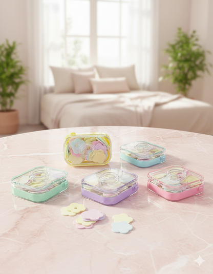 Flower Paper Soap Sheets | Mini Portable Soap | Pastel Travel Soap | Pocket Hygiene.