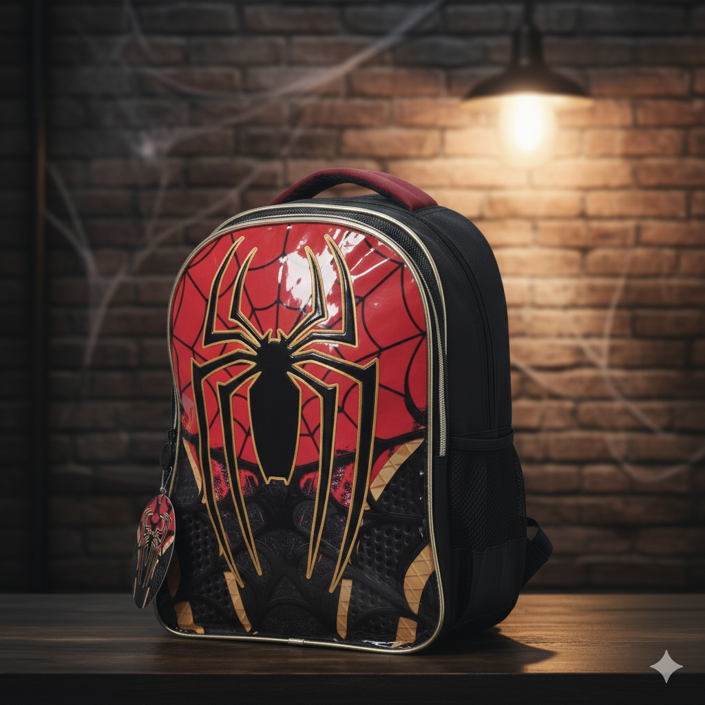 Spider man theme Backpack | Water-Resistant Material | Lightweight & Durable