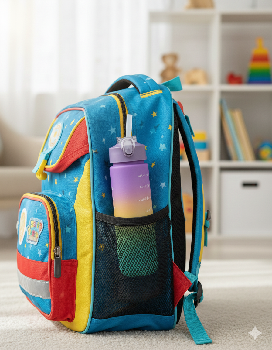 600ML | TIME MARKER | MULTICOLOUR | SPORTS PLASTIC BOTTLE | LEAK PROOF.