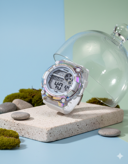 Digital Sports Watch | Round Shape | Wristwatch for Kids | Men | Women.