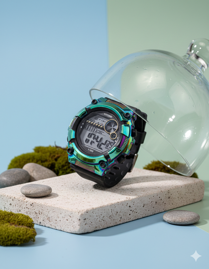 Digital Sports Watch | Round Shape | Wristwatch for Kids | Men | Women.