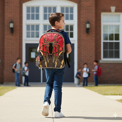 Spider man theme Backpack | Water-Resistant Material | Lightweight & Durable