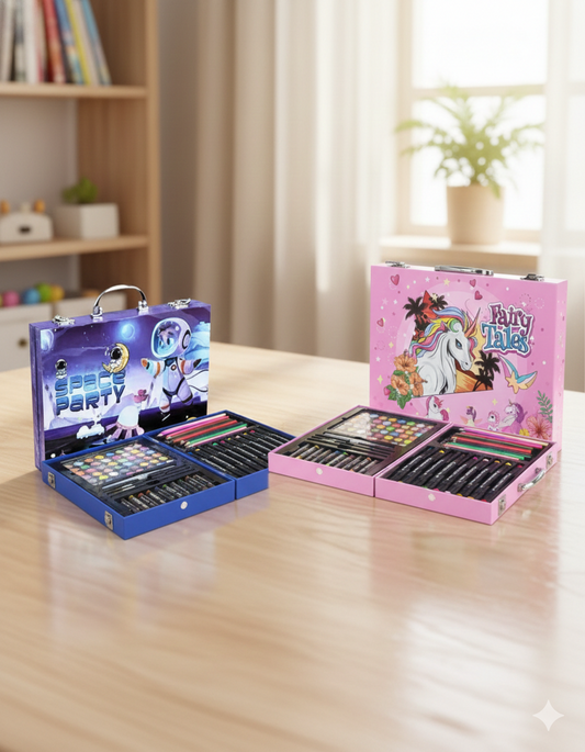 Art Set with Case|kit with Colored Pencils| Markers| Watercolors | Artist KIT 85 Pieces