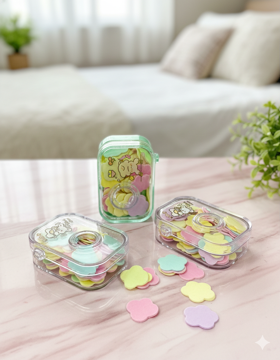 Flower Paper Soap Sheets | Mini Portable Soap | Pastel Travel Soap | Pocket Hygiene.