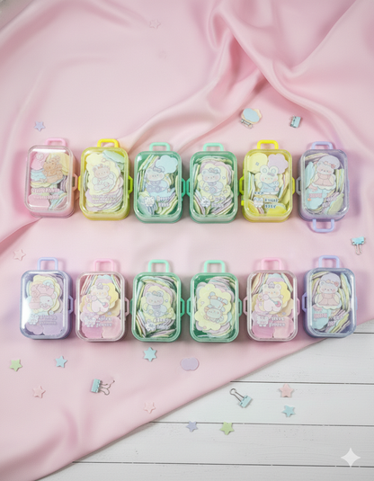 Cute  Paper Soap Sheets | Mini Suitcase Box | Travel Hand Soap | Pocket Hygiene.