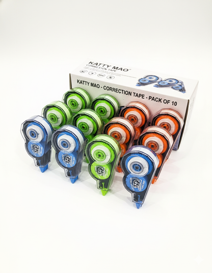 Correction Roller Tape |Dryline Whitener |Tape 5 mm | Smooth White Tape for Clean Corrections | Easy Glide Design.