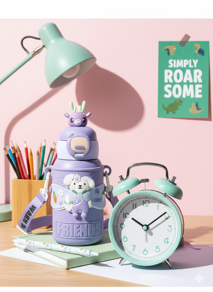 500ml | Kids Water Bottle | Stainless Steel 316|Spill-Proof| BPA-Free| Perfect for School.