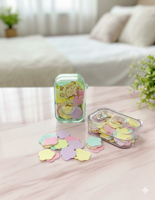 Flower Paper Soap Sheets | Mini Portable Soap | Pastel Travel Soap | Pocket Hygiene.