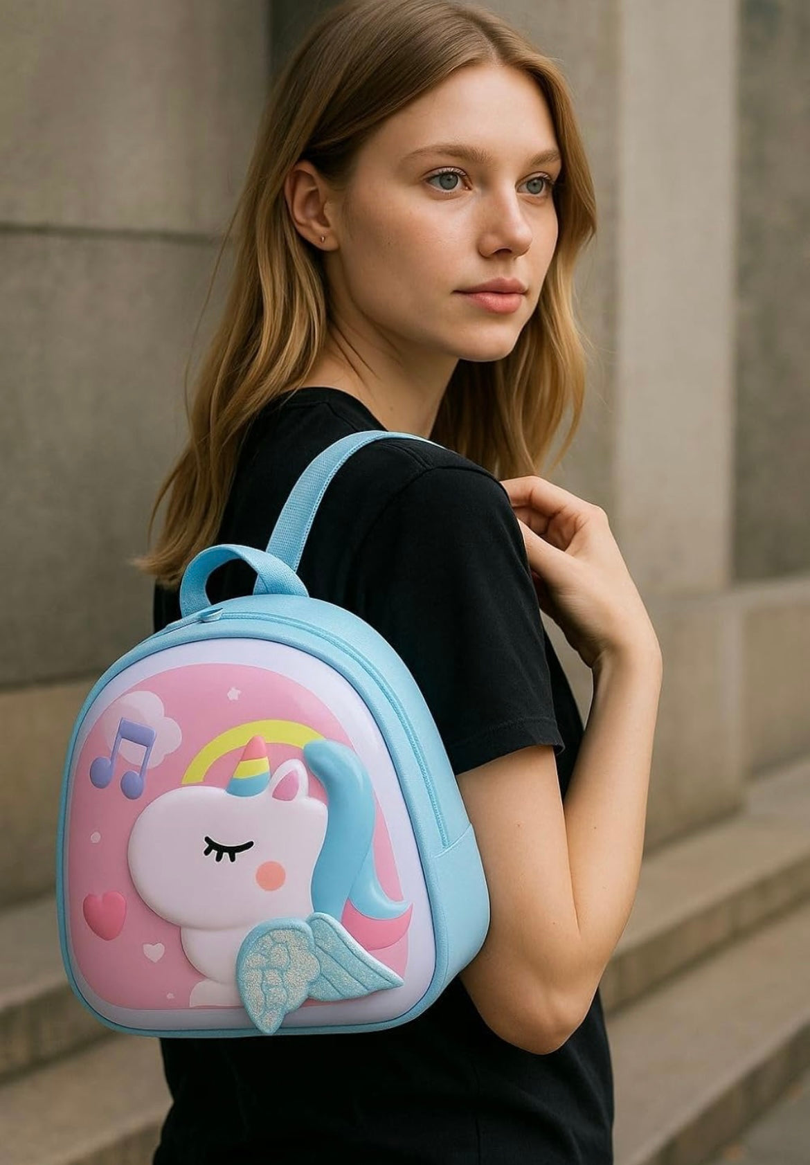 3D unicorn design bag