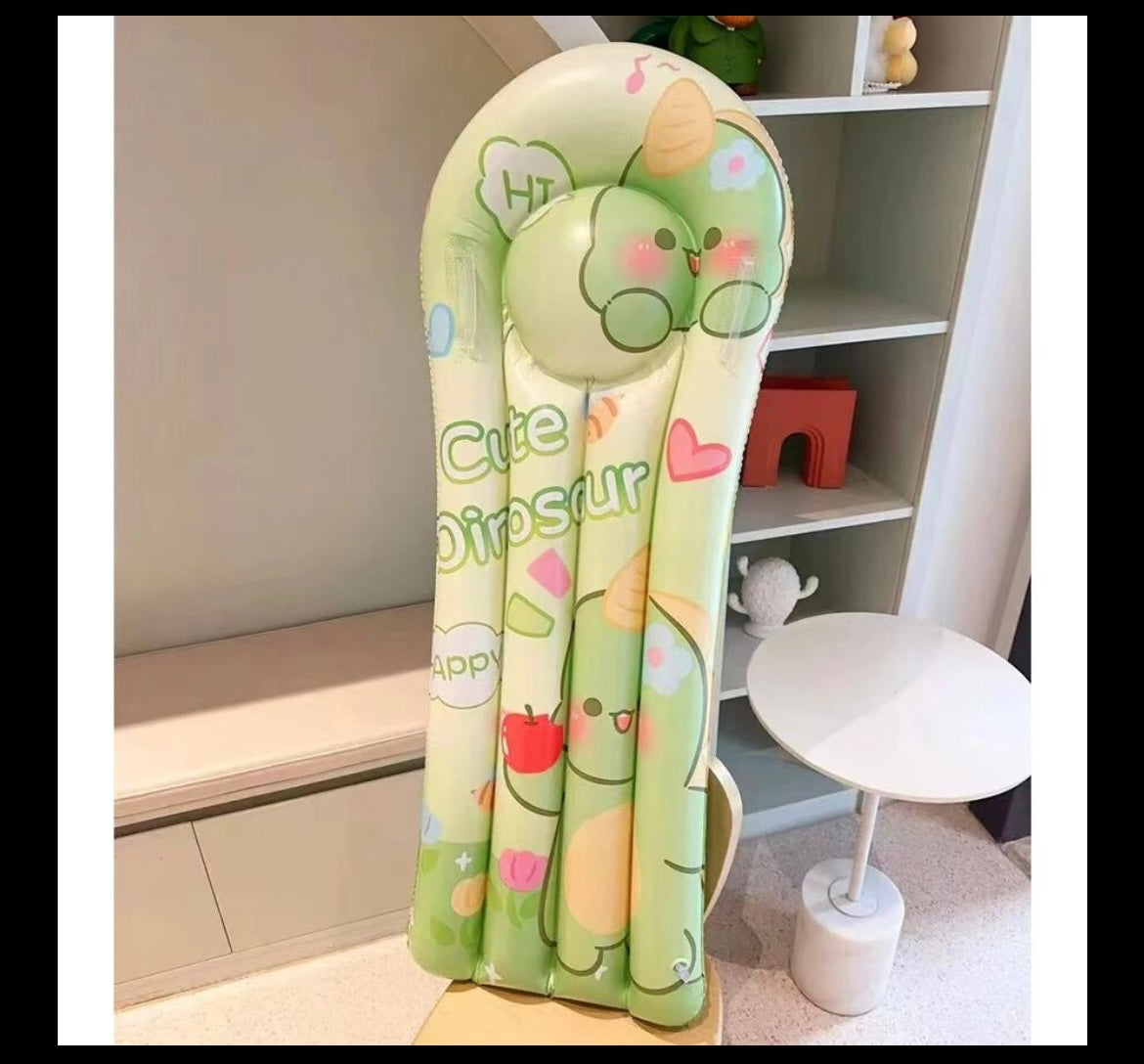 Children's Inflatable Surfboard Water Play Toys Cartoon Bed Swimming Training Paddling Board, Size - 112x36 cms.