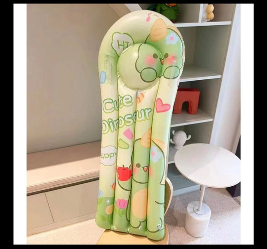 Children's Inflatable Surfboard Water Play Toys Cartoon Bed Swimming Training Paddling Board, Size - 112x36 cms.