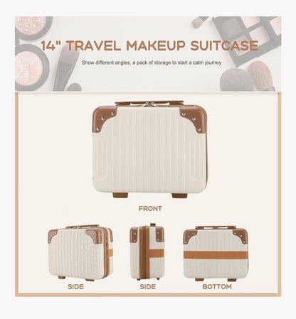 Portable Makeup Travel Case Hand Luggage.