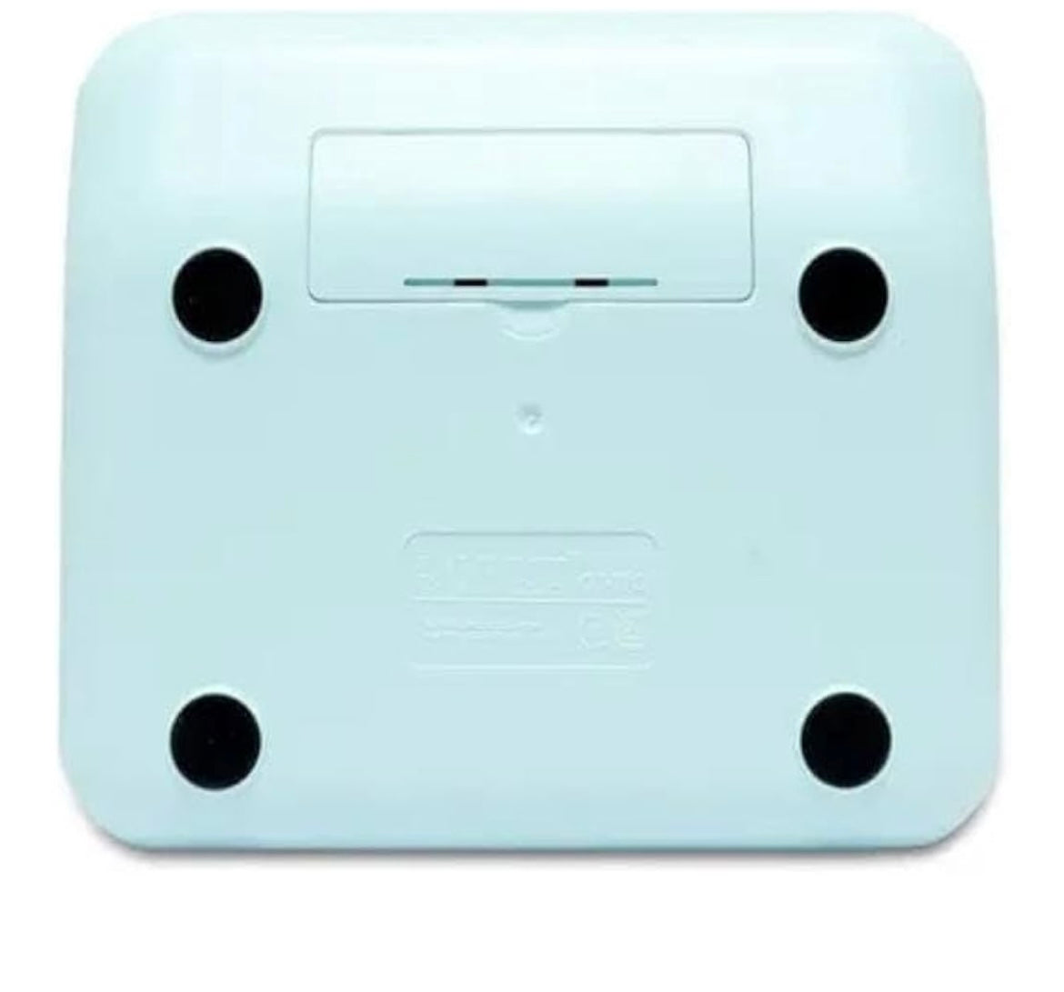 pastel calculator with 12 digit display