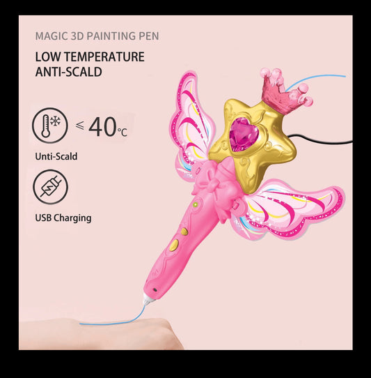 Princess 3D Printing Pen for Kids