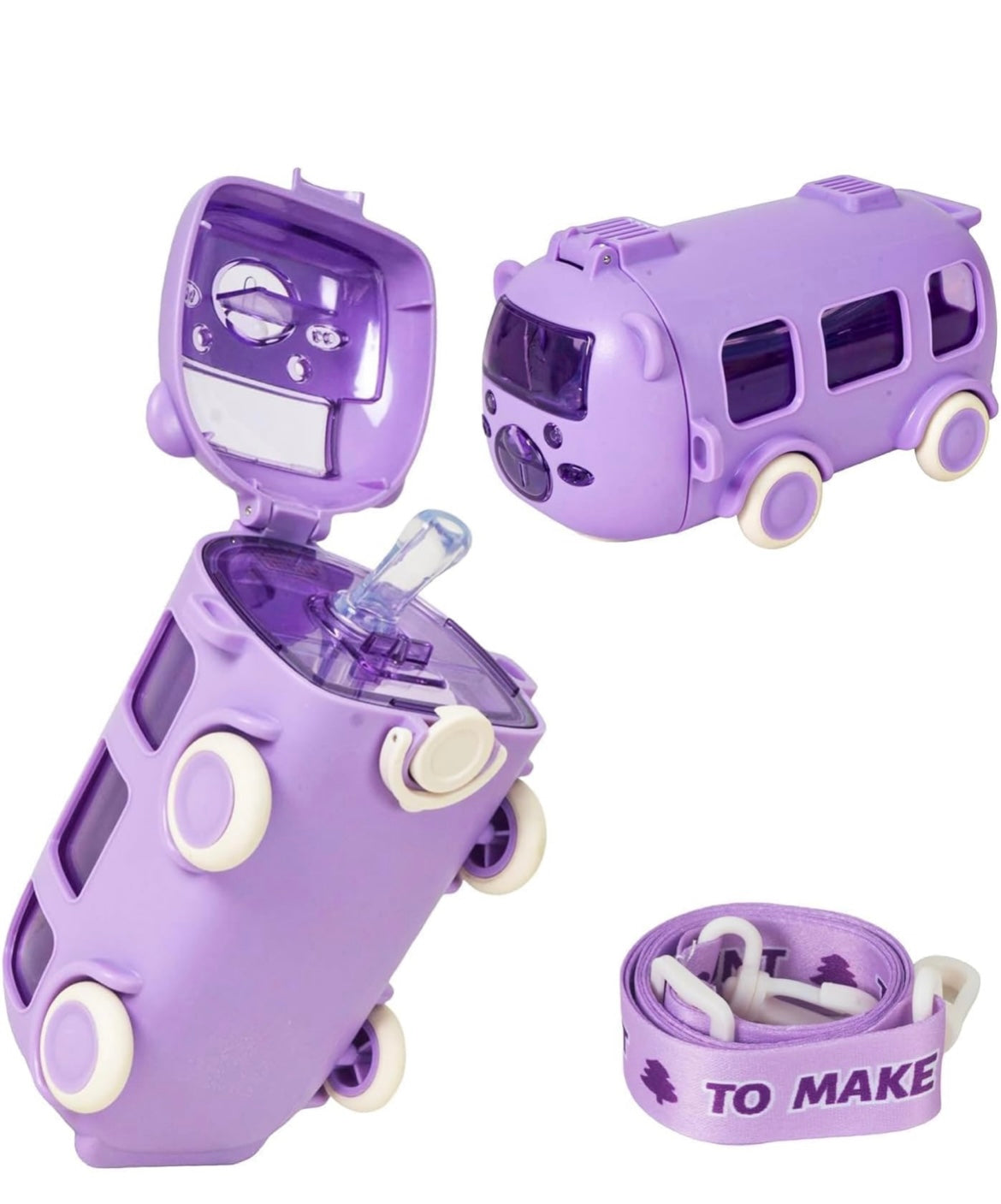 BUS Sipper Bottle WITH SLING FOR KIDS