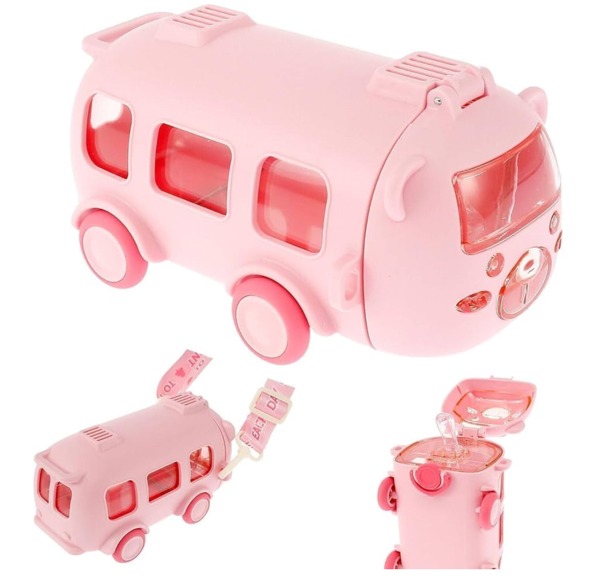 BUS Sipper Bottle WITH SLING FOR KIDS