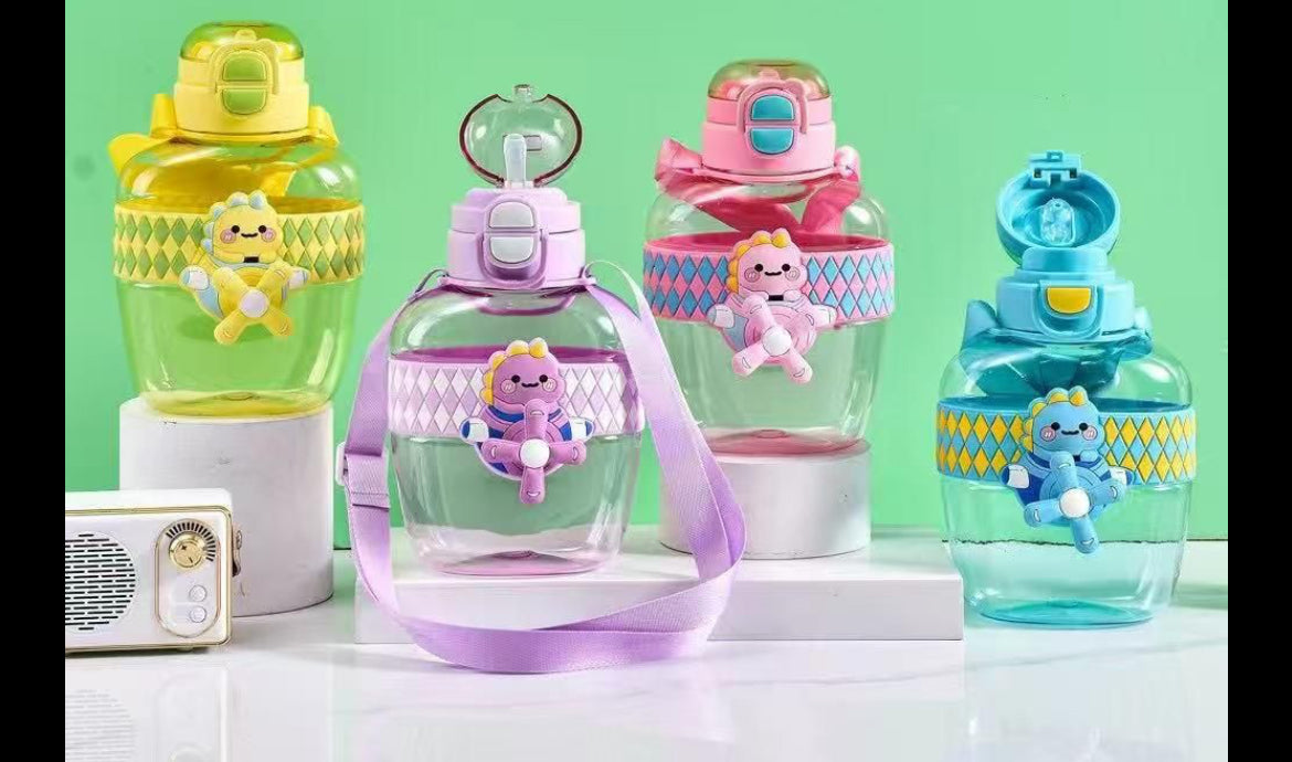 DINO SIPPER BOTTLE WITH SLING