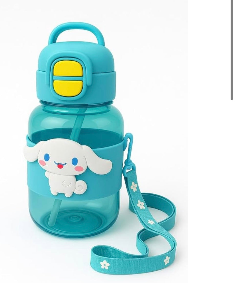 sanrio character Sipper Bottles with sling  for Kids