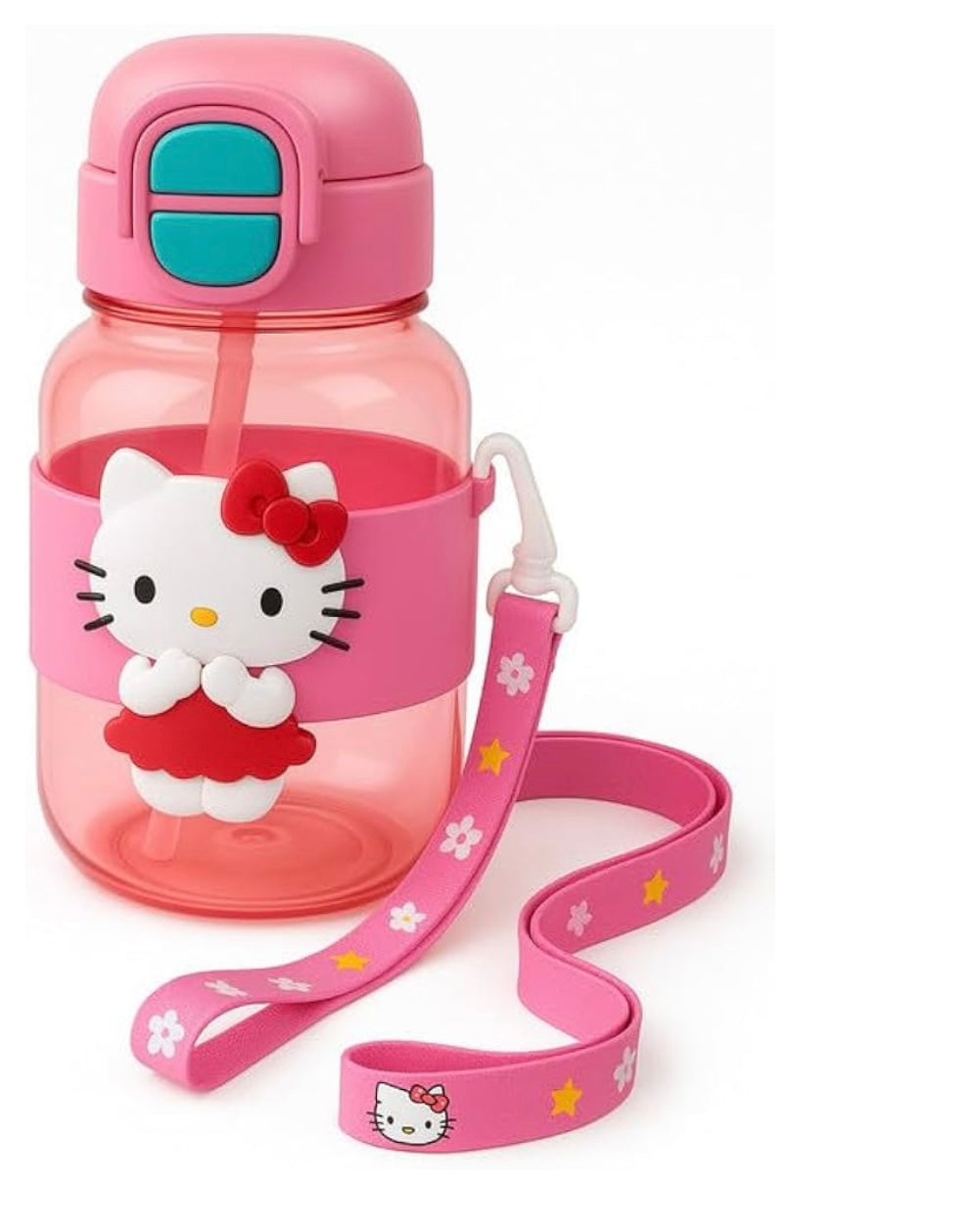 sanrio character Sipper Bottles with sling  for Kids