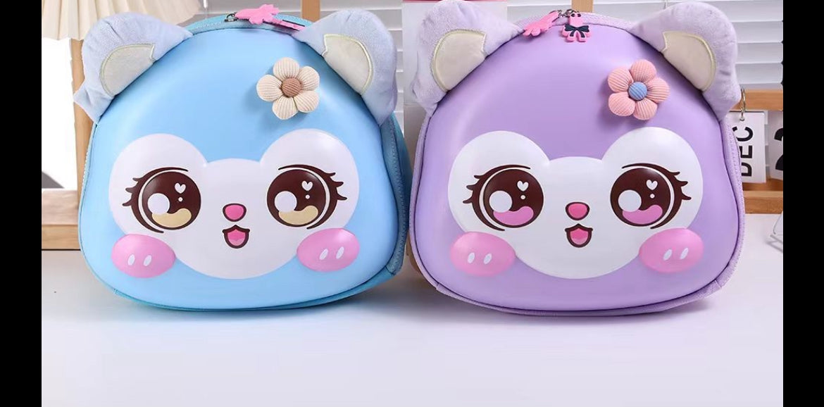 3D cat Character Design bag