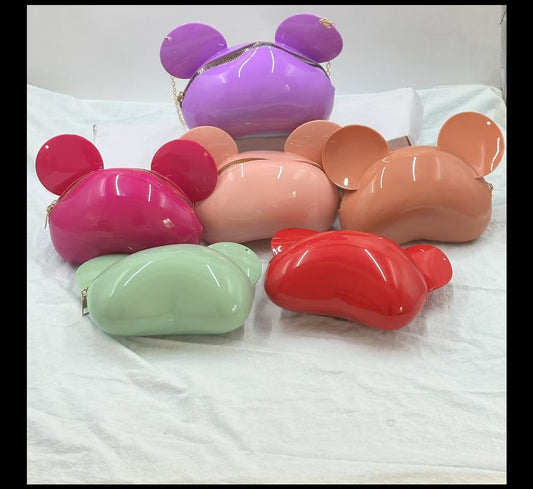 Glossy Cartoon Mouse sling bag