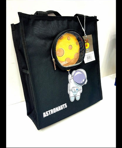 Kids Astronaut Themed Tote Bag BY KATTYMAO