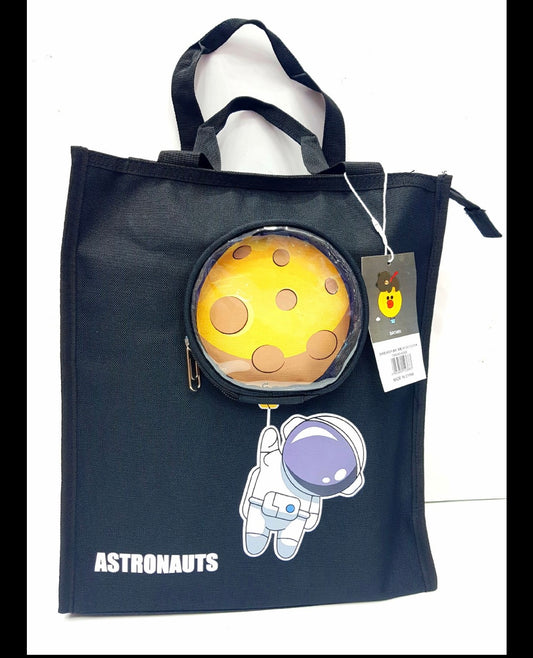 Kids Astronaut Themed Tote Bag BY KATTYMAO