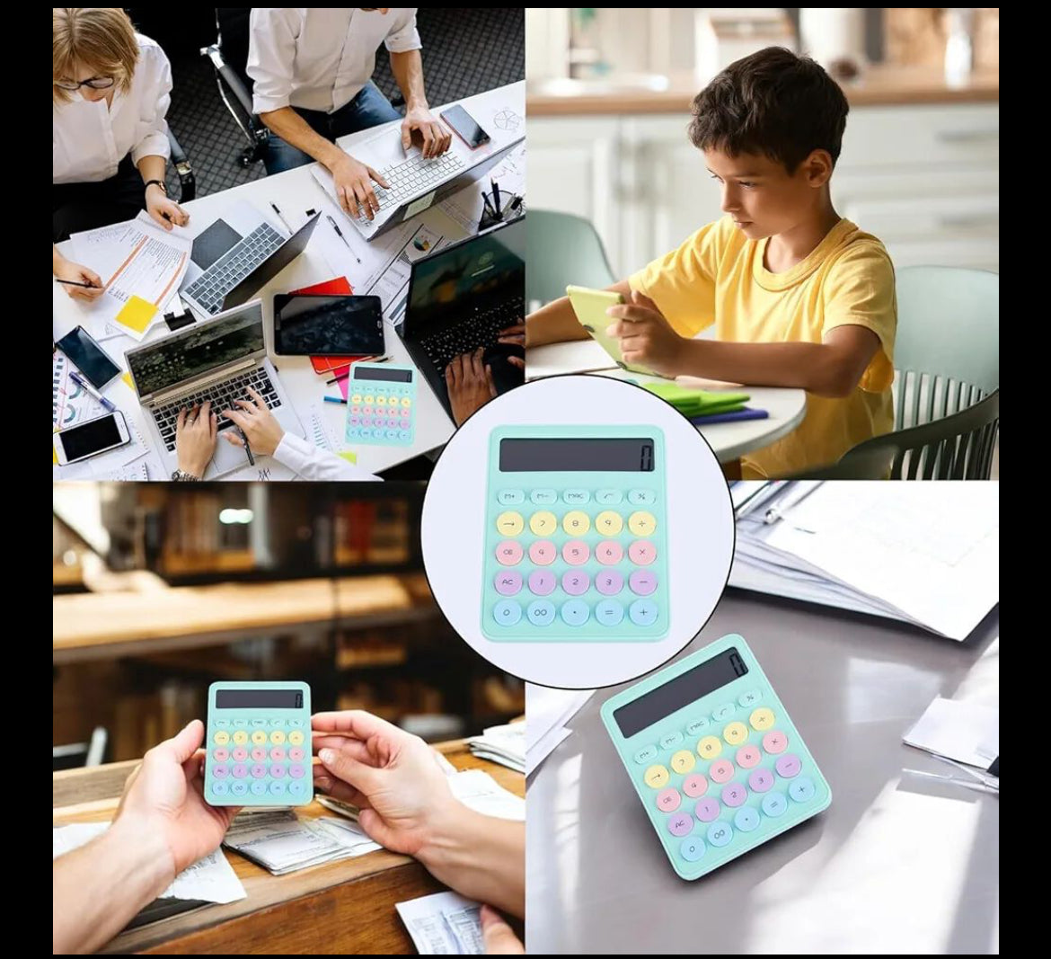Pastel Pop 12-Digit Calculator