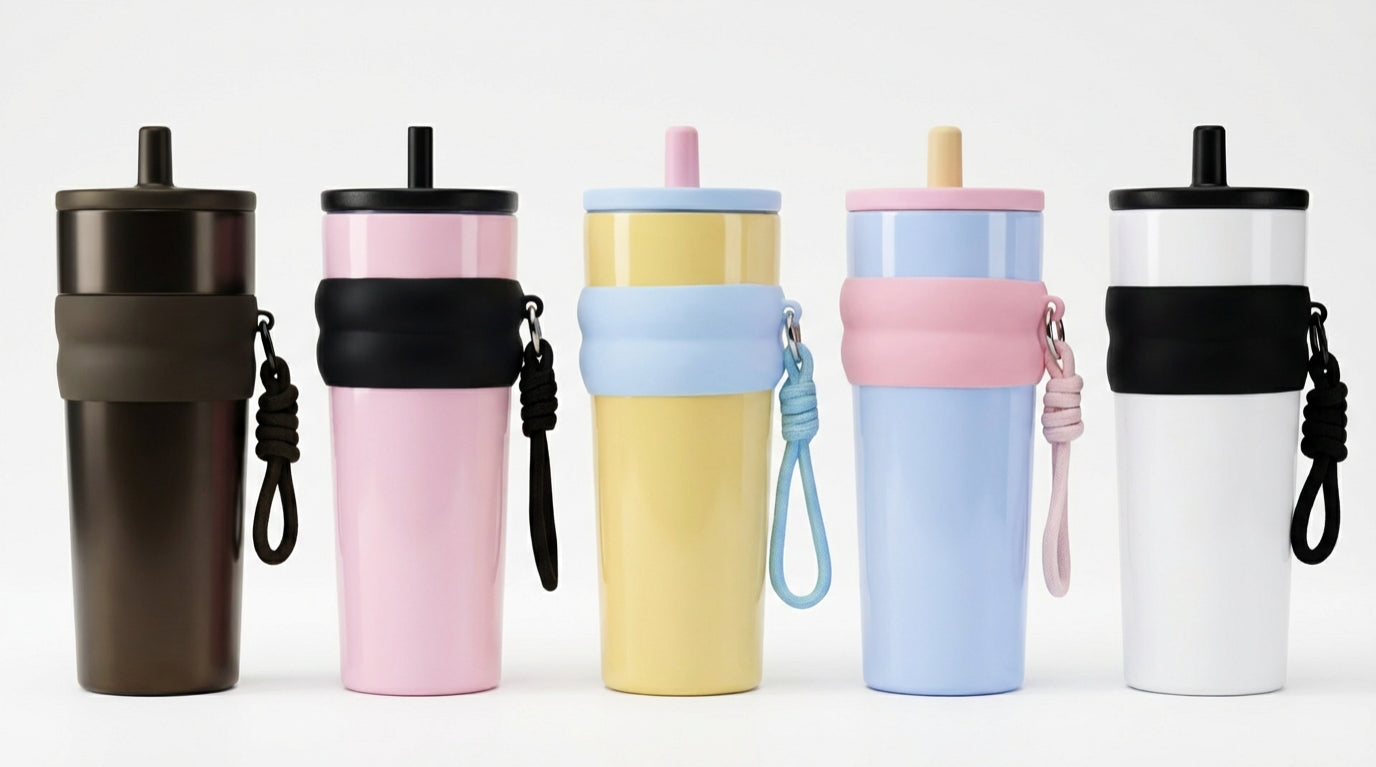 650ml | Insulated Kids | Sipper Bottle | Leak-Proof |  Water Bottle with Carry Strap.