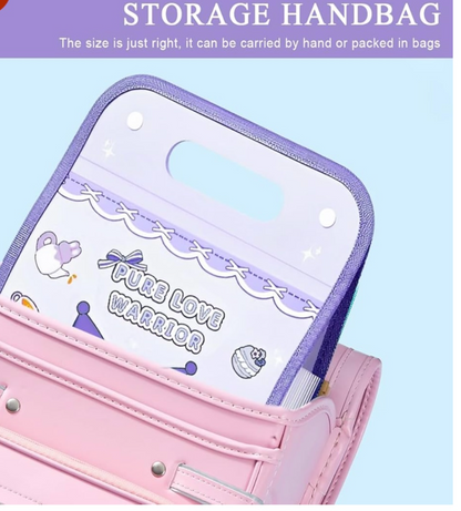 Kuromi organizer buttoned folder .