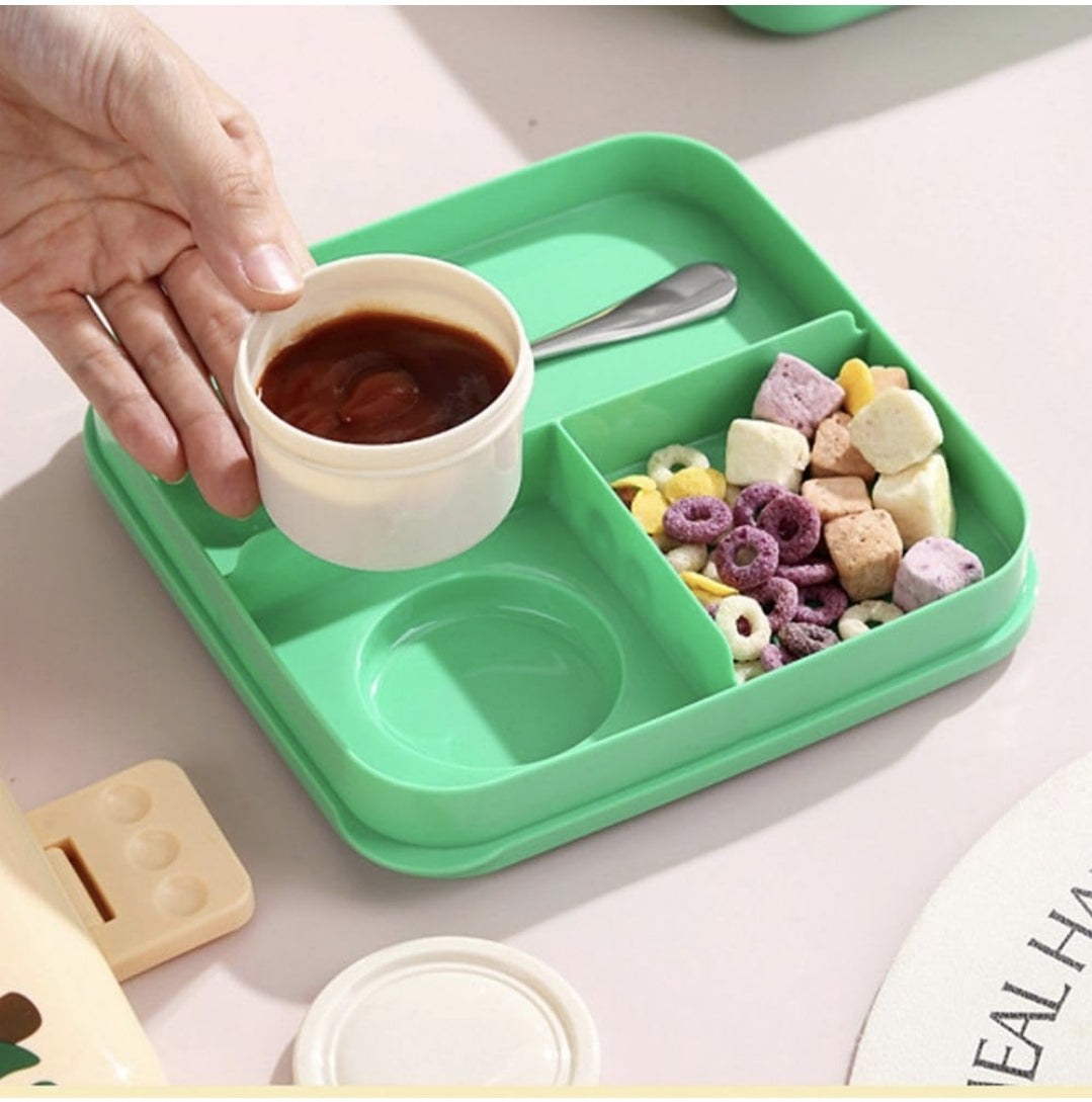 Super Toucan Cartoon Square Lunch Box for Kids