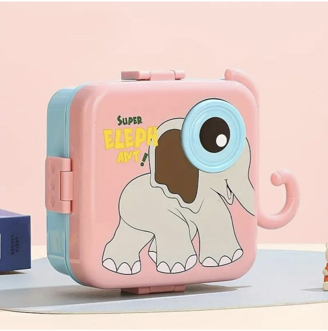 Super Elephant Cartoon Lunch/Storage Box