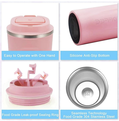 450ml | Reusable Travel Coffee Cup | Leak-Proof Lid | On-The-Go Ready  Premium Coffee Tumbler | Temperature Locked | Daily Use Essential