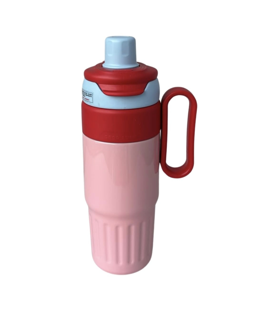 750ml Insulated Water Bottle (Pastel Pink & Light Blue) - Hot & Cold Double Wall Tumbler with Handle, Straw & Spout Lid for Gym, Office, Travel by KATTY MAO My First Best Friend