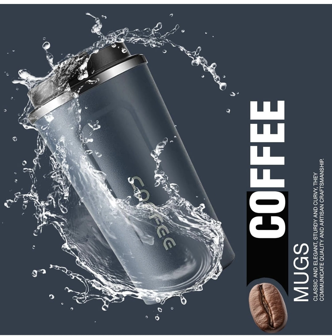 450ml | Reusable Travel Coffee Cup | Leak-Proof Lid | On-The-Go Ready  Premium Coffee Tumbler | Temperature Locked | Daily Use Essential