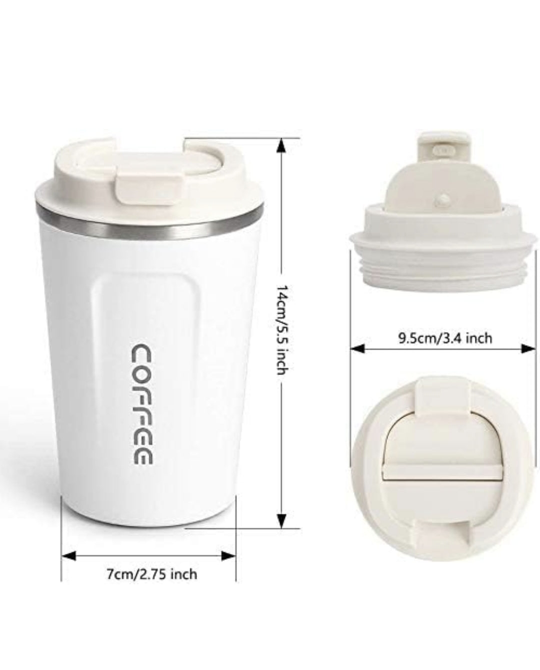 450ml | Reusable Travel Coffee Cup | Leak-Proof Lid | On-The-Go Ready  Premium Coffee Tumbler | Temperature Locked | Daily Use Essential