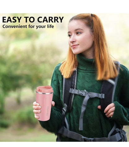 450ml | Reusable Travel Coffee Cup | Leak-Proof Lid | On-The-Go Ready  Premium Coffee Tumbler | Temperature Locked | Daily Use Essential