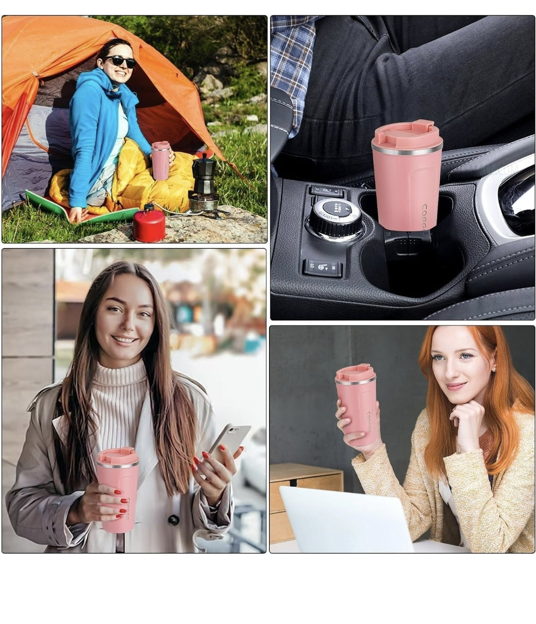 450ml | Reusable Travel Coffee Cup | Leak-Proof Lid | On-The-Go Ready  Premium Coffee Tumbler | Temperature Locked | Daily Use Essential