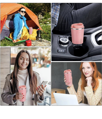 450ml | Reusable Travel Coffee Cup | Leak-Proof Lid | On-The-Go Ready  Premium Coffee Tumbler | Temperature Locked | Daily Use Essential