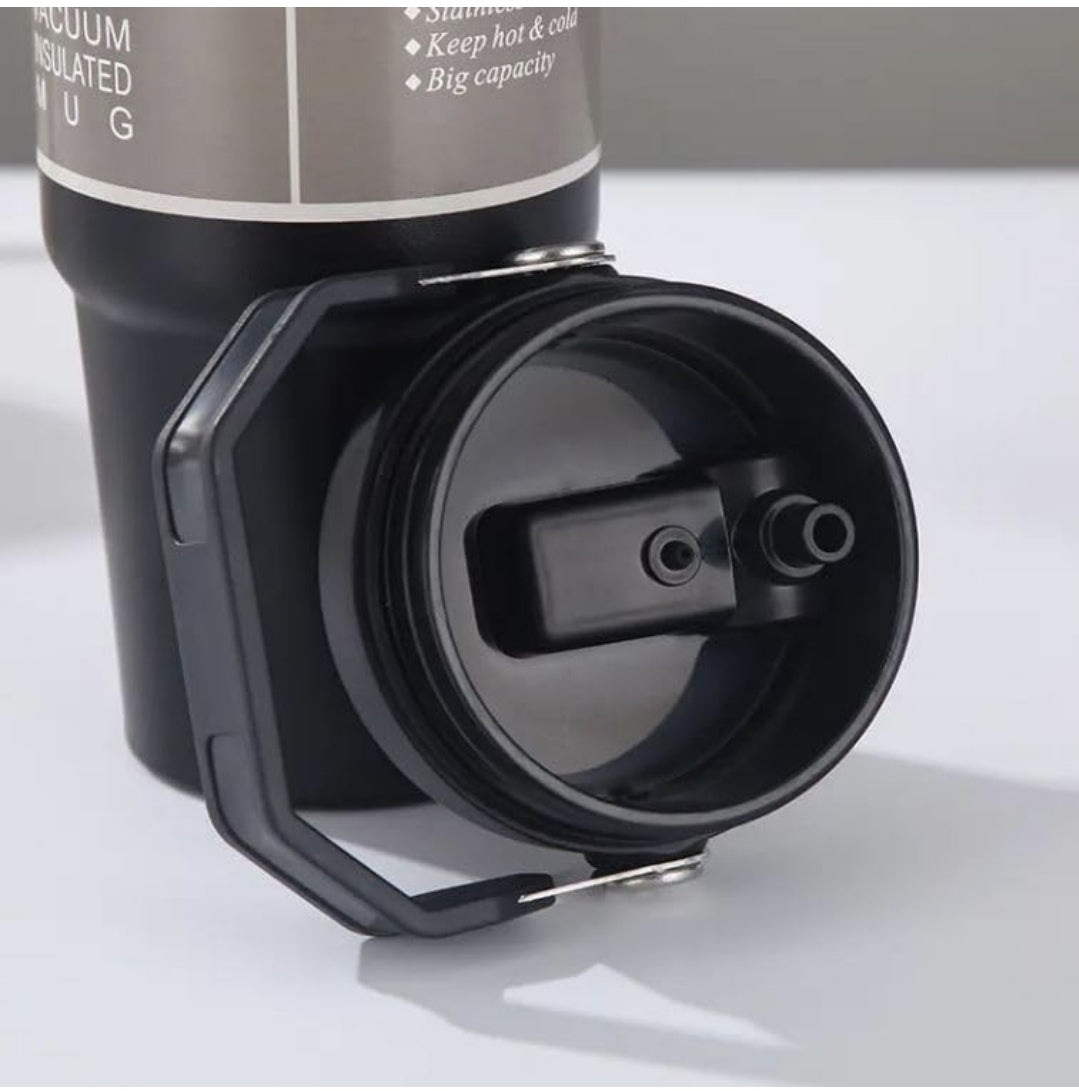 900 ML Stainless Steel Car Thermos Outdoor Sports Water Kettle Portable Gym Outdoor Bottle Cold and Hot Double-Layer Insulated Cup Tumbler by Kattymao